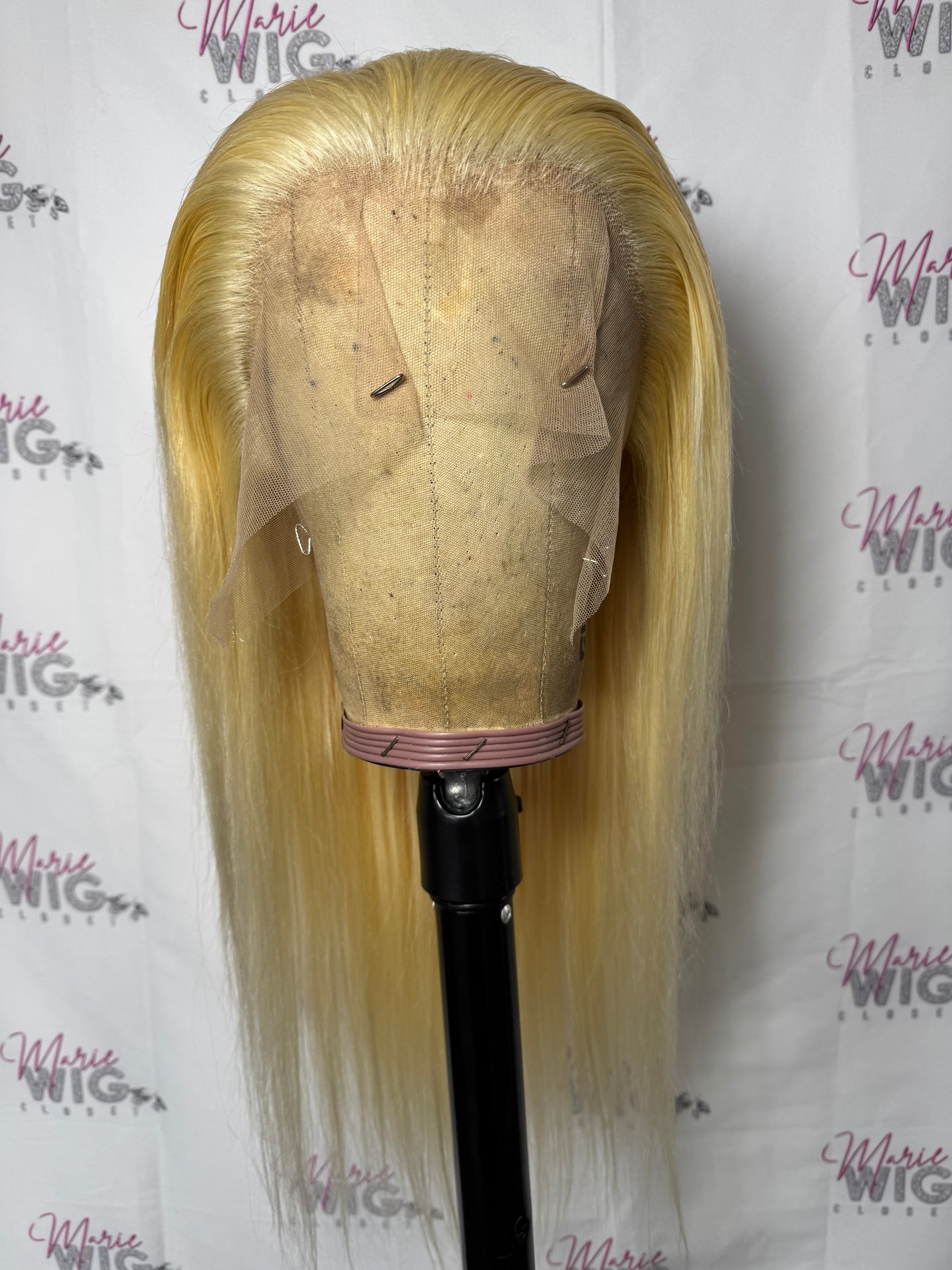 613 blonde hd front lace 13/6 straight
