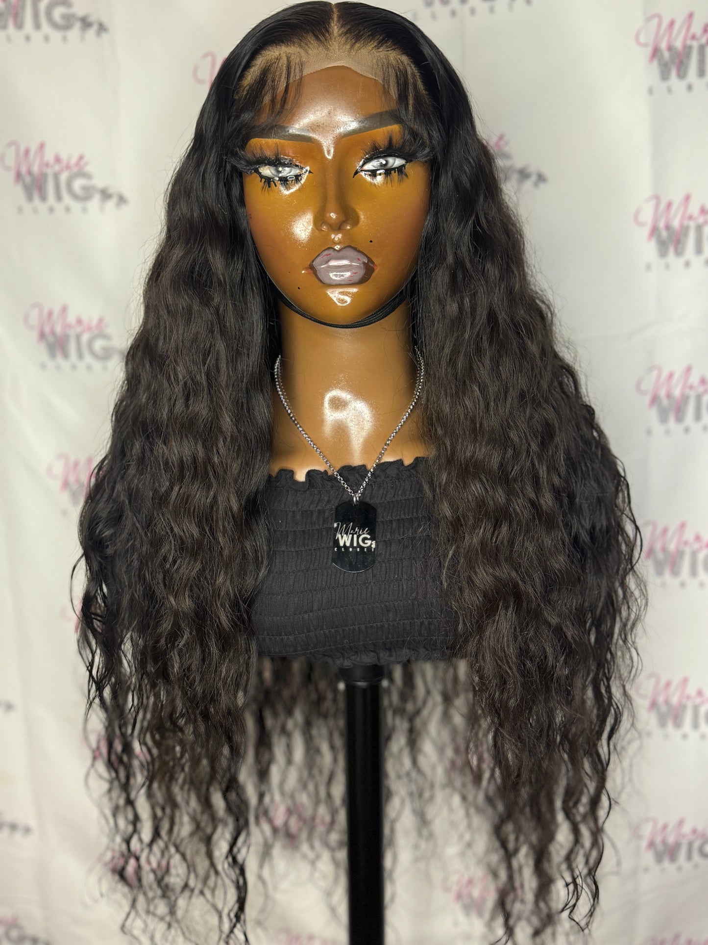 Ready to ship 28” 6x6 wavy custom made wig