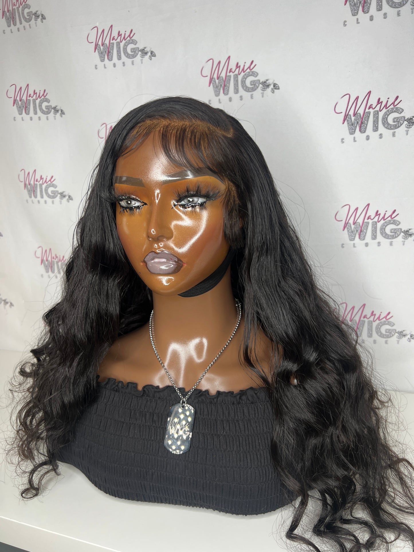 6x6 Custom made closure wig with side part