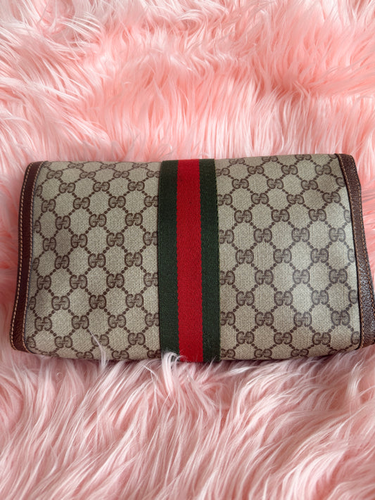 Gucci brown clutch