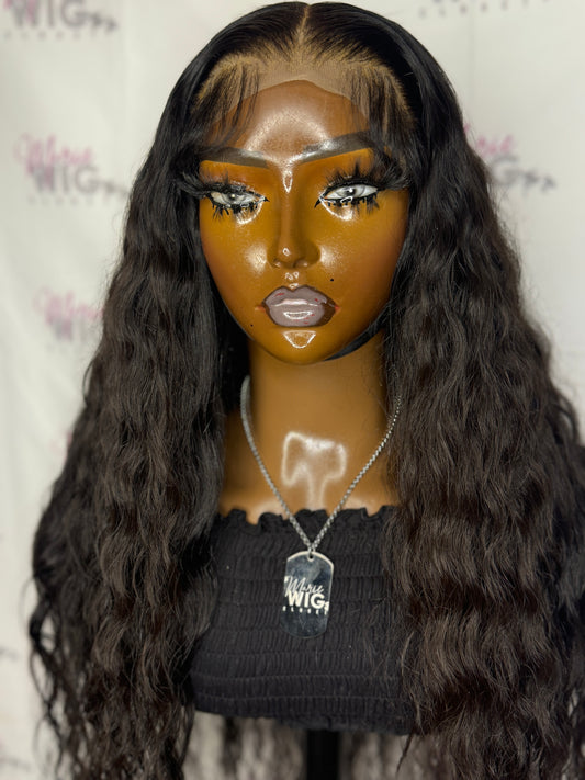 Ready to ship 28” 6x6 wavy custom made wig