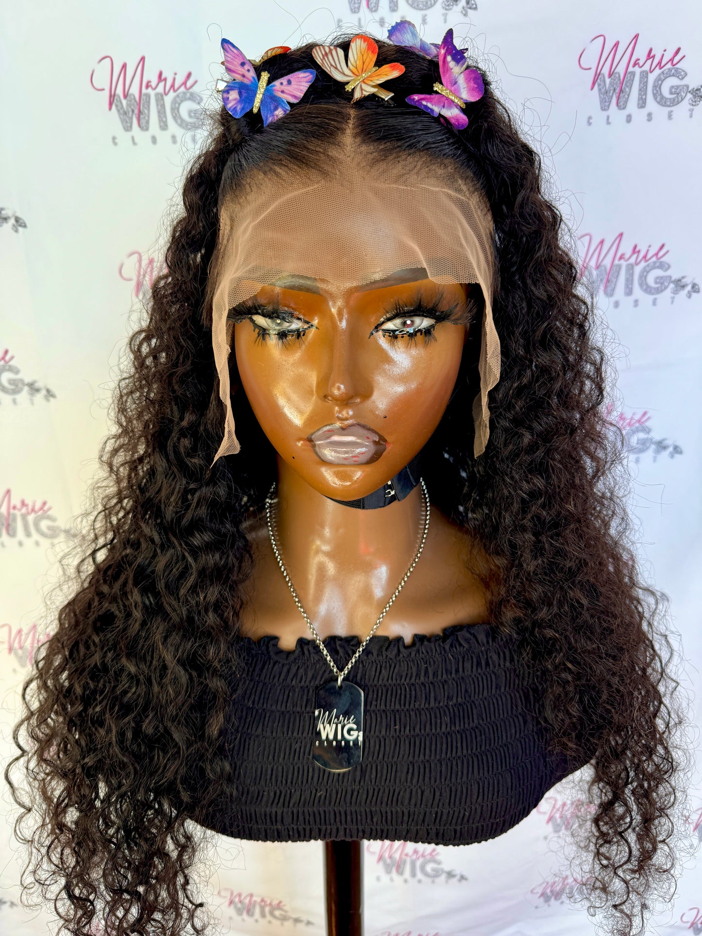 Ready to ship 24” 13x4 deep wave wig