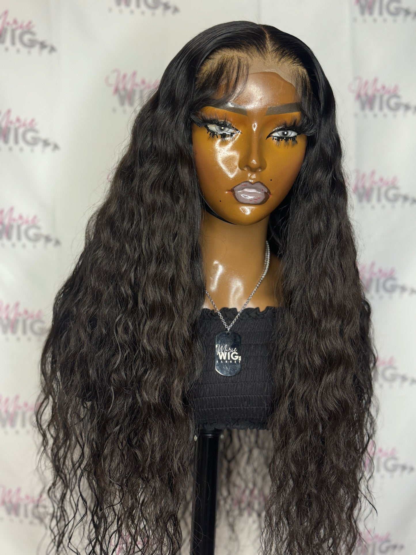 Ready to ship 28” 6x6 wavy custom made wig