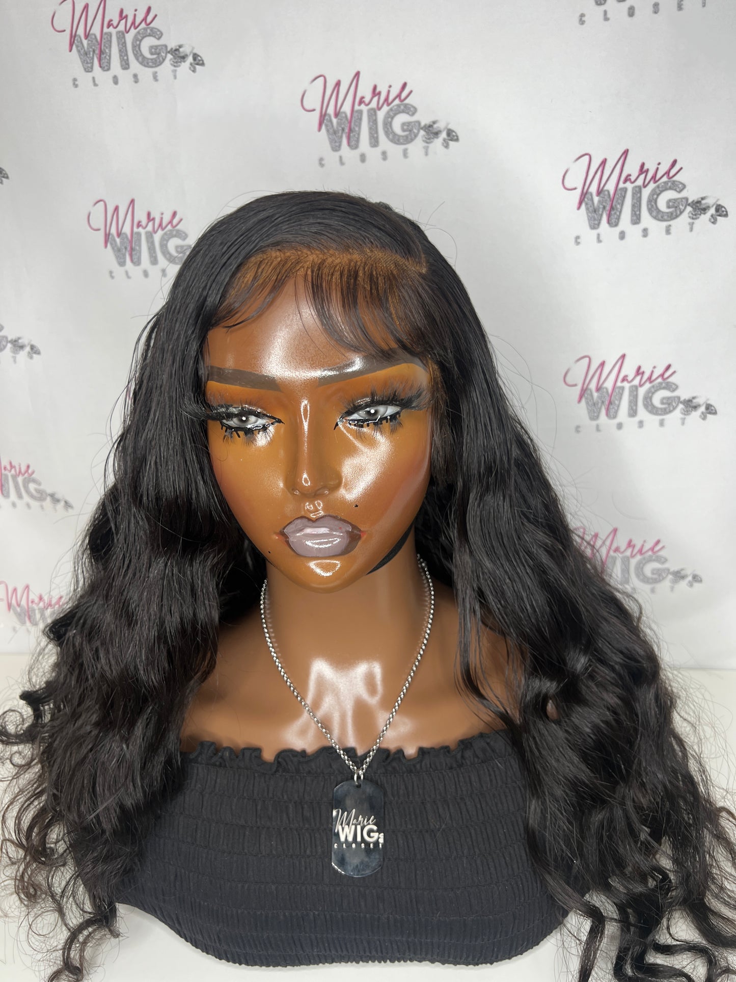 6x6 Custom made closure wig with side part