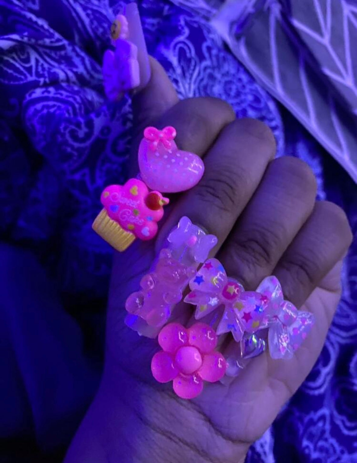 “Ice candy” press on nails