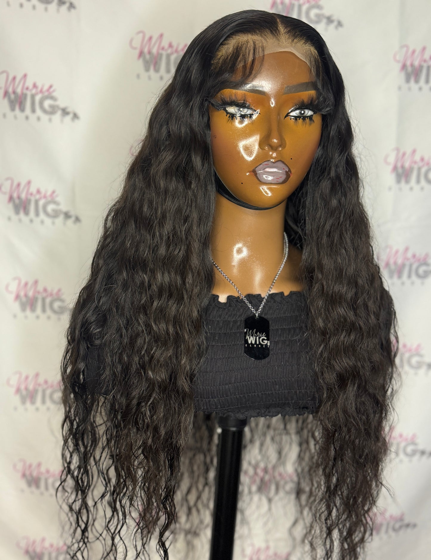 Ready to ship 28” 6x6 wavy custom made wig