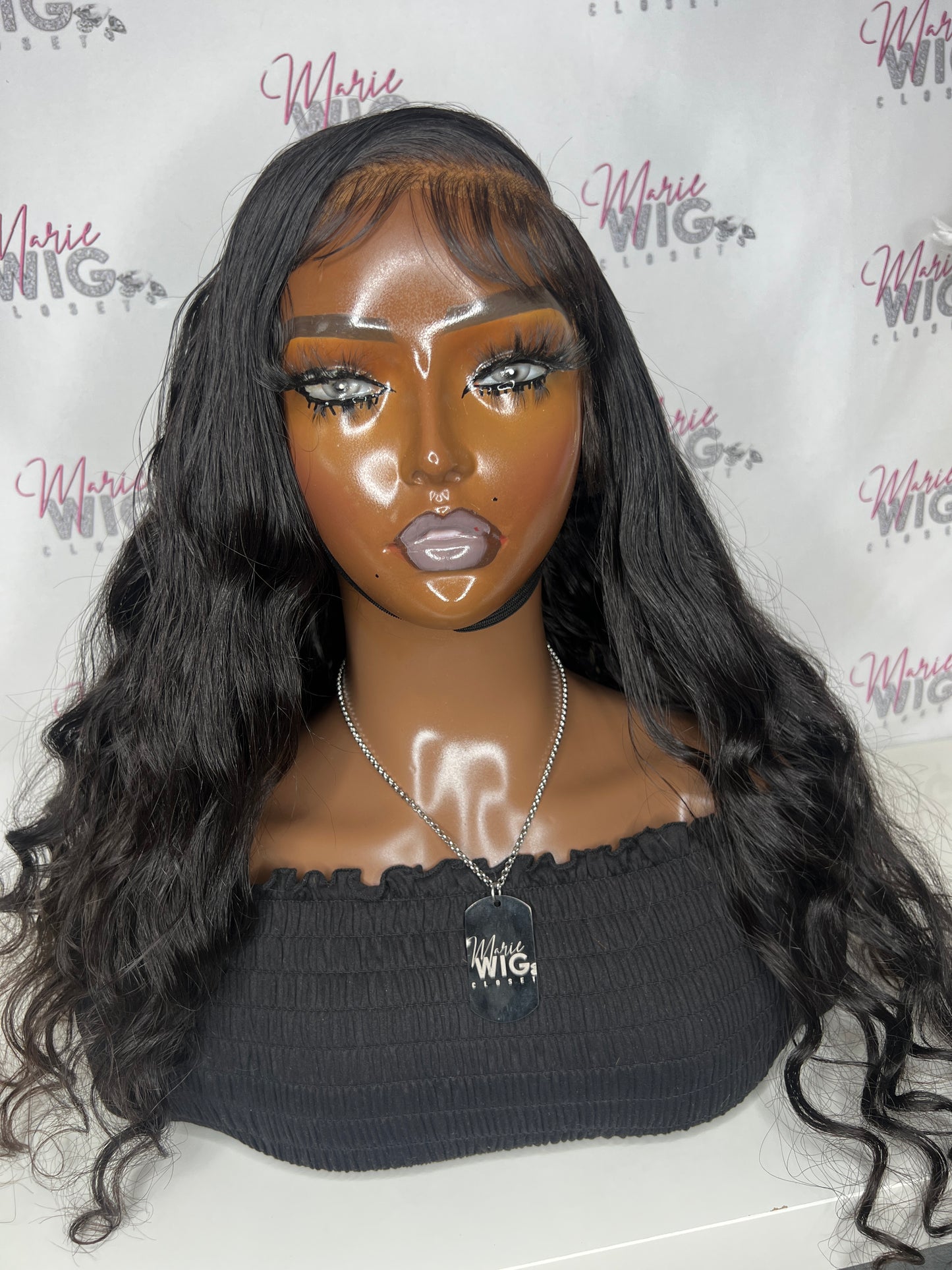 6x6 Custom made closure wig with side part